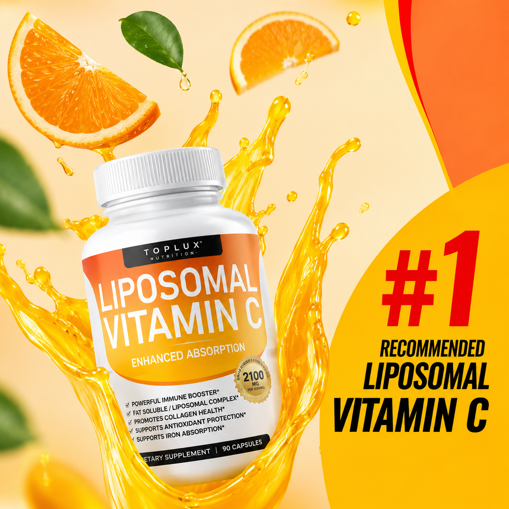 VITAMINA C LIPOSOMAL - 90 Cápsulas  Máxima absorción y protección avanzada 🍊